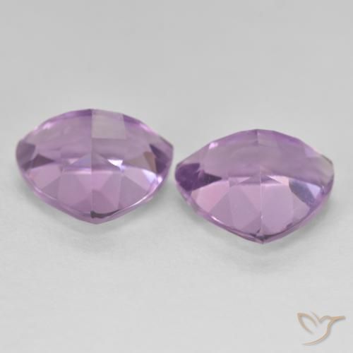 Amethyst Gemstones in 10 x 10 mm (calibrated) Size for Sale, Amethyst Stones in Medium Violet Color