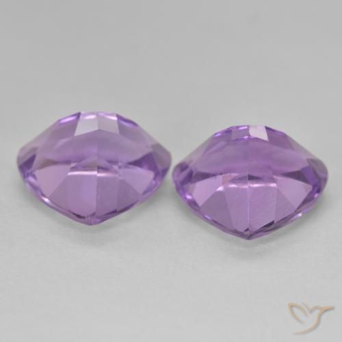 Amethyst Gemstones in 10 x 10 mm (calibrated) Size for Sale, Amethyst Stones in Medium Violet Color