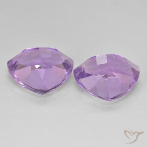 Amethyst Gemstones in 10 x 10 mm (calibrated) Size for Sale, Amethyst Stones in Medium Violet Color