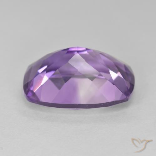 Amethyst Gemstone in 18 x 13 mm (calibrated) Size for Sale, Amethyst Stone in Medium Violet Color