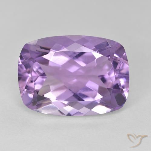 13.05ct Natural Deep Violet Amethyst, Cushion, VVS