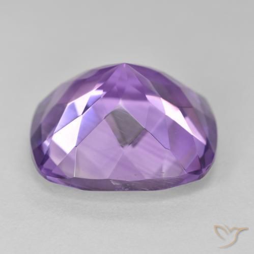 Amethyst Gemstone in 18 x 18 mm (calibrated) Size for Sale, Amethyst Stone in Medium Violet Color