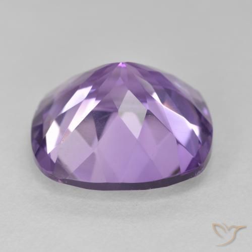 Amethyst Gemstone in 15 x 15 mm (calibrated) Size for Sale, Amethyst Stone in Medium Violet Color
