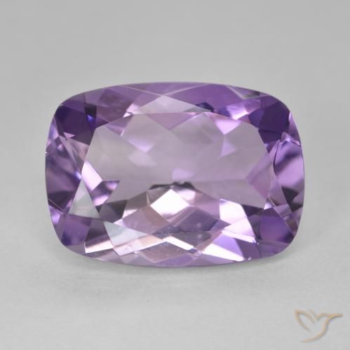 11.78ct Natural Medium Violet Amethyst, Cushion, VVS