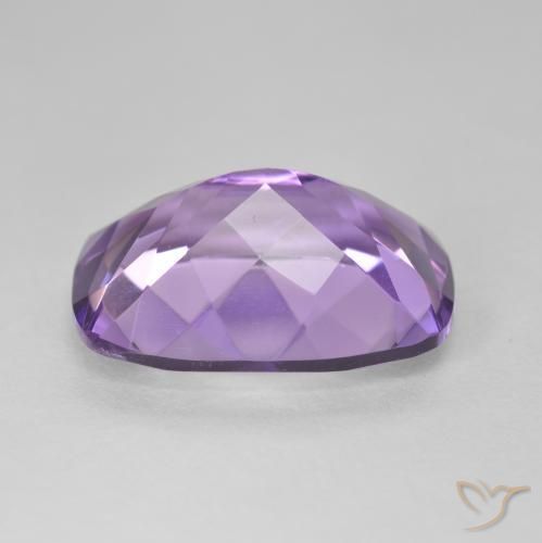 Amethyst Gemstone in 18 x 13 mm (calibrated) Size for Sale, Amethyst Stone in Medium Violet Color