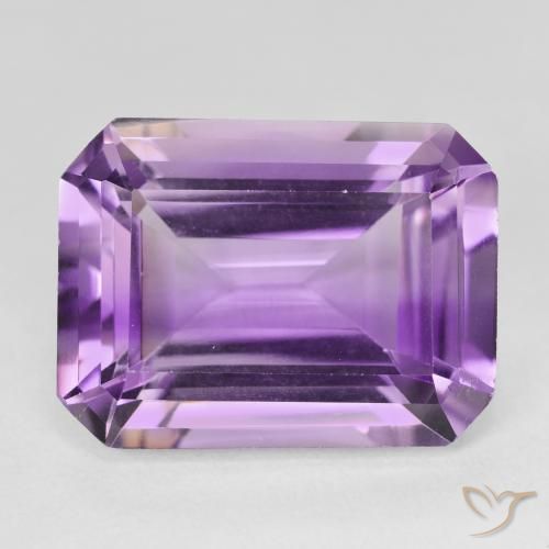 19.30ct Natural Purplish Violet Amethyst, Emerald Cut, VVS