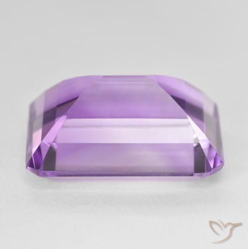 Amethyst Gemstone in 20.4 x 18.4 mm Size for Sale, Amethyst Stone in Medium Light Purplish-Violet Color