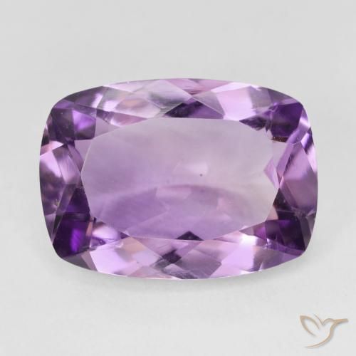 11.09ct Natural Purplish Violet Amethyst, Cushion, VVS