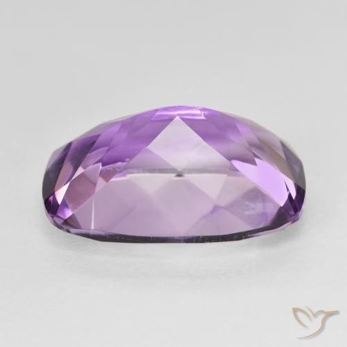 Amethyst Gemstone in 18 x 13 mm (calibrated) Size for Sale, Amethyst Stone in Medium Light Purplish-Violet Color