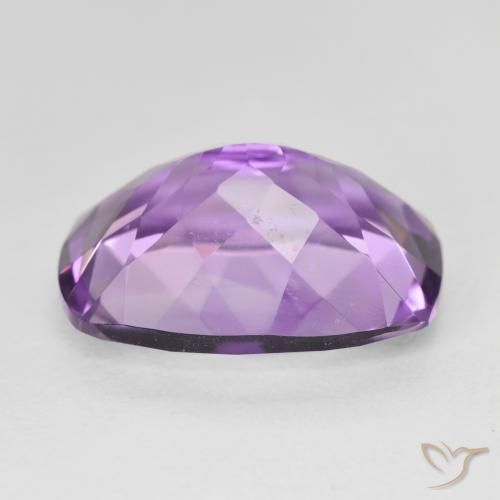 Amethyst Gemstone in 18 x 13 mm (calibrated) Size for Sale, Amethyst Stone in Purplish Violet Color