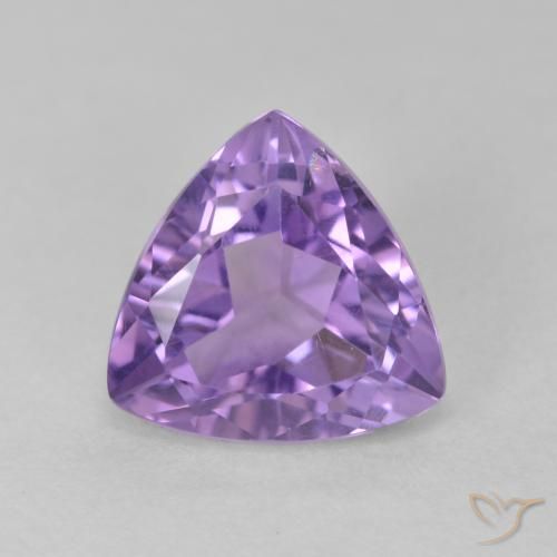 3.03ct Natural Iris Violet Amethyst, Trillion, VS