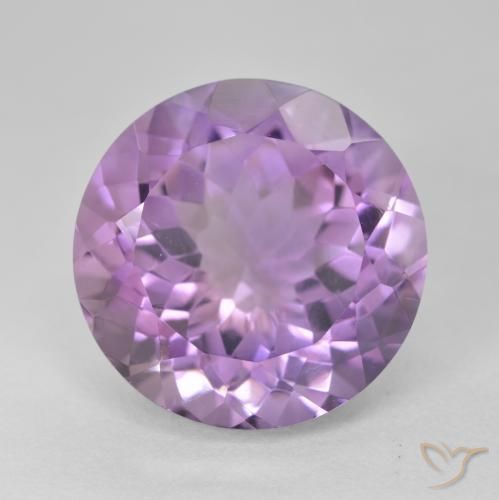 14.50ct Natural Medium Violet Amethyst, Round, VVS