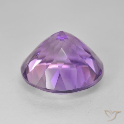 Amethyst Gemstone in 16 mm (calibrated) Size for Sale, Amethyst Stone in Medium Violet Color