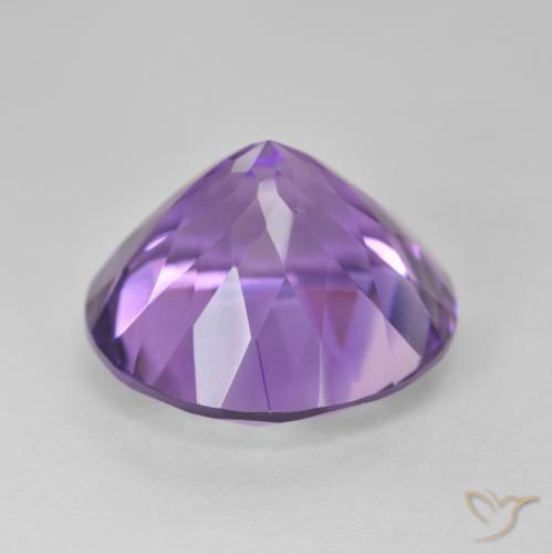 Amethyst Gemstone in 16 mm (calibrated) Size for Sale, Amethyst Stone in Medium Pink Violet Color