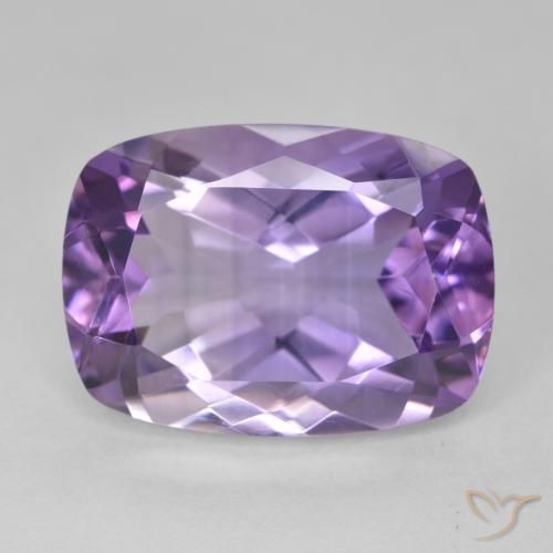 13.08ct Natural Deep Violet Amethyst, Cushion, VVS