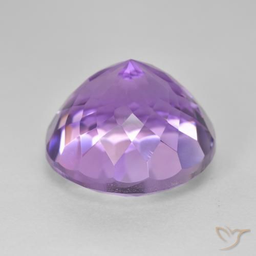 Amethyst Gemstone in 16 mm (calibrated) Size for Sale, Amethyst Stone in Medium Violet Color