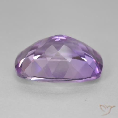 Amethyst Gemstone in 18 x 13 mm (calibrated) Size for Sale, Amethyst Stone in Medium Light Purplish-Violet Color