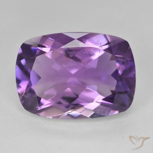 12.13ct Natural Purplish Violet Amethyst, Cushion, VVS