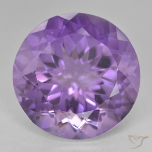 25.46ct Natural Deep Violet Amethyst, Round, VVS