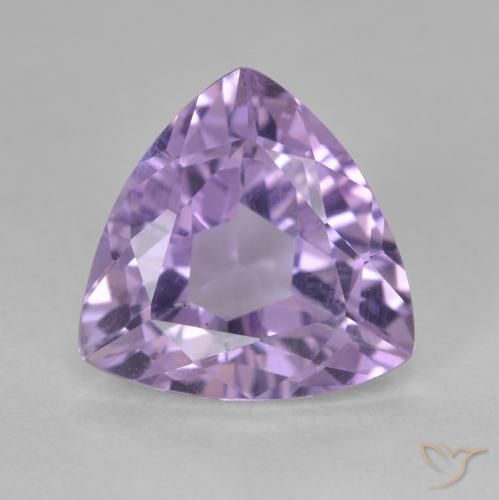 2.90ct Natural Deep Violet Amethyst, Trillion, VS