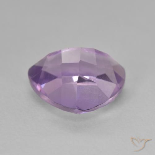 Amethyst Gemstone in 10 x 10 mm (calibrated) Size for Sale, Amethyst Stone in Deep Iris Violet Color