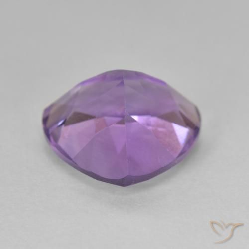 Amethyst Gemstone in 10 x 10 mm (calibrated) Size for Sale, Amethyst Stone in Deep Iris Violet Color