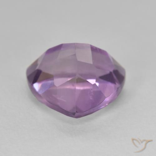 Amethyst Gemstone in 10 x 10 mm (calibrated) Size for Sale, Amethyst Stone in Grayish Violet Color