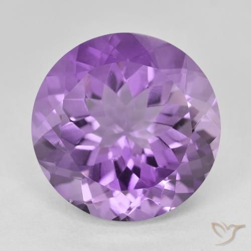 14.30ct Natural Deep Violet Amethyst, Round, VVS