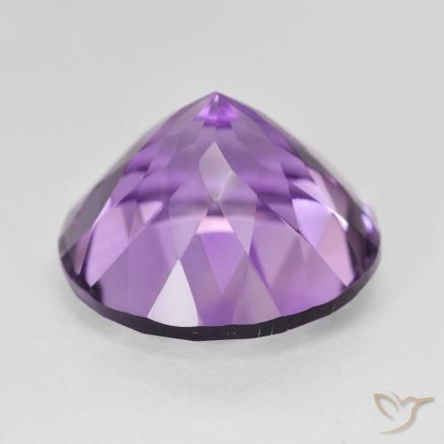 Amethyst Gemstone in 16 mm (calibrated) Size for Sale, Amethyst Stone in Deep Violet Color