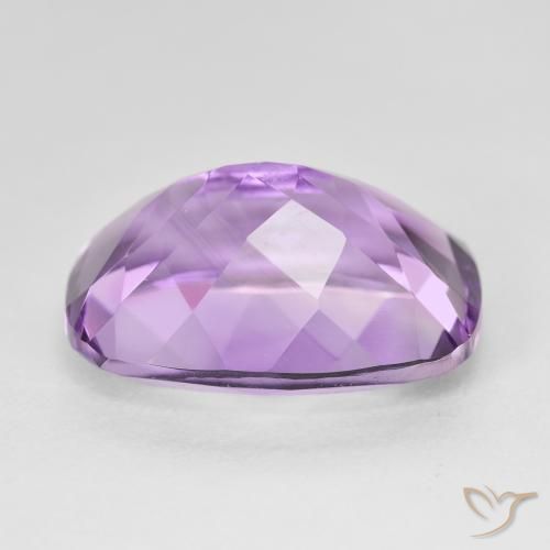 Amethyst Gemstone in 18 x 13 mm (calibrated) Size for Sale, Amethyst Stone in Medium Light Purplish-Violet Color