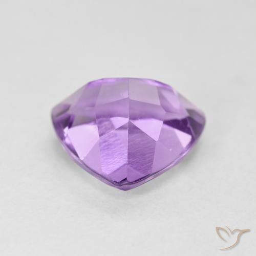 Amethyst Gemstone in 10 x 10 mm (calibrated) Size for Sale, Amethyst Stone in Medium Pinkish Violet Color
