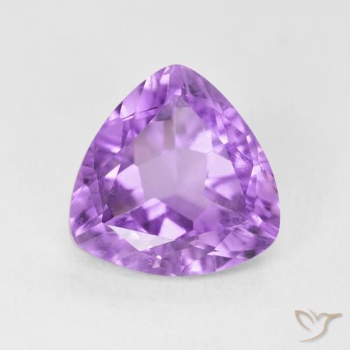 2.54ct Natural Pinkish Violet Amethyst, Trillion, VS