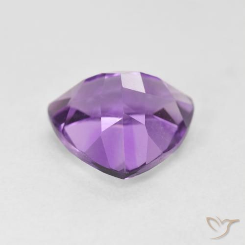 Amethyst Gemstone in 10 x 10 mm (calibrated) Size for Sale, Amethyst Stone in Medium Pinkish Violet Color