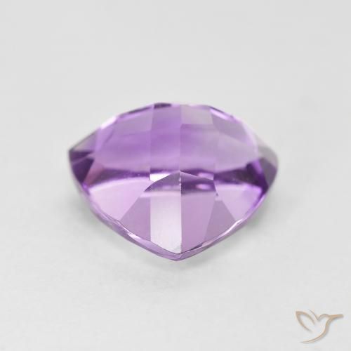 Amethyst Gemstone in 10 x 10 mm (calibrated) Size for Sale, Amethyst Stone in Medium Pinkish Violet Color