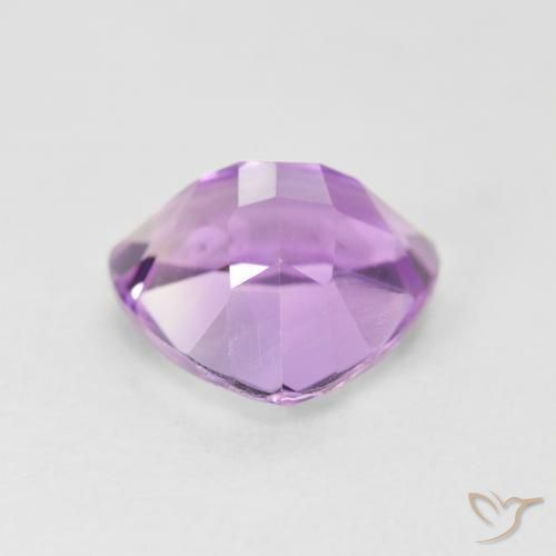 Amethyst Gemstone in 10 x 10 mm (calibrated) Size for Sale, Amethyst Stone in Medium Pink Violet Color