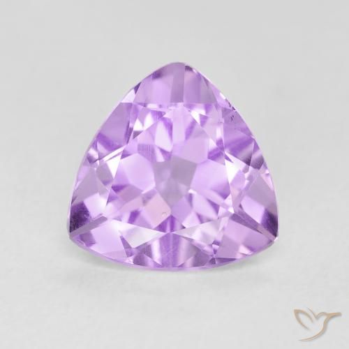 2.74ct Natural Light Violet Amethyst, Trillion, VS