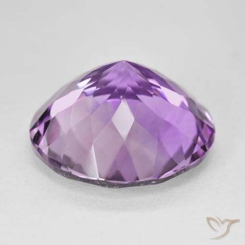 Amethyst Gemstone in 20 mm (calibrated) Size for Sale, Amethyst Stone in Pinkish Violet Color