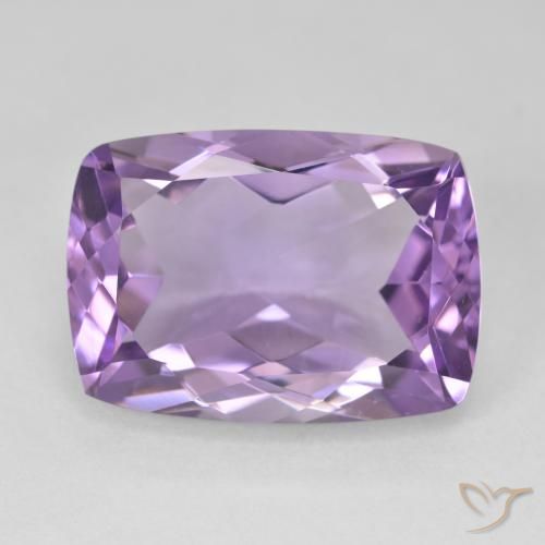 13.68ct Natural Medium Violet Amethyst, Cushion, VVS