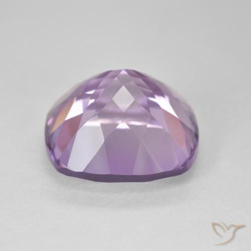 Amethyst Gemstone in 15 x 15 mm (calibrated) Size for Sale, Amethyst Stone in Pinkish Violet Color