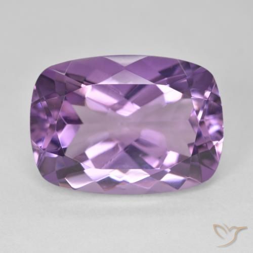 13.63ct Natural Purplish Violet Amethyst, Cushion, VVS