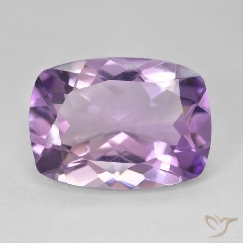 11.51ct Natural Pinkish Violet Amethyst, Cushion, VVS