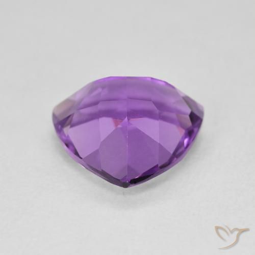 Amethyst Gemstone in 10 x 10 mm (calibrated) Size for Sale, Amethyst Stone in Medium Pinkish Violet Color