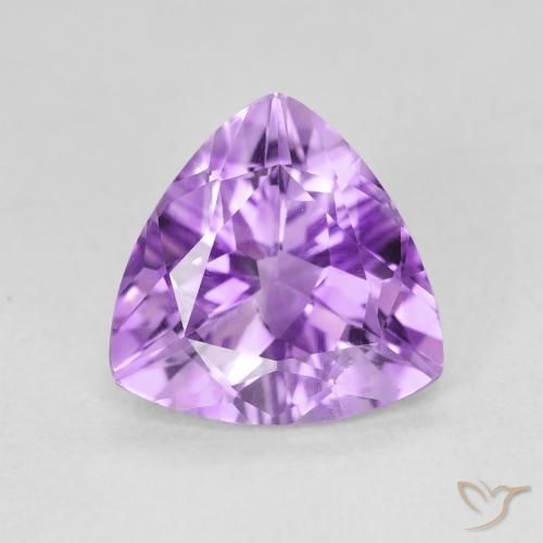 2.71ct Natural Pinkish Violet Amethyst, Trillion, VVS-VS