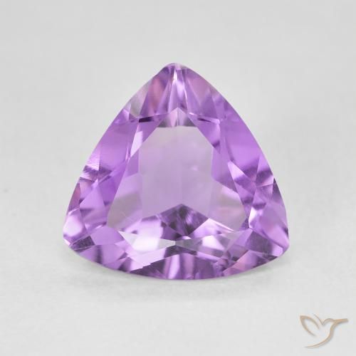 2.41ct Natural Pinkish Violet Amethyst, Trillion, VVS-VS