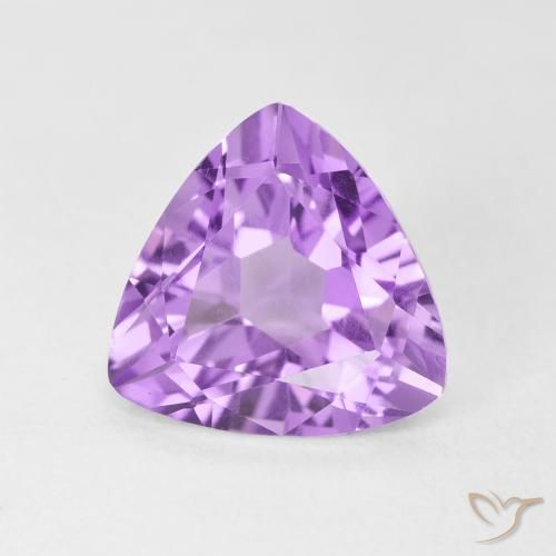 2.86ct Natural Light Violet Amethyst, Trillion, VVS-VS
