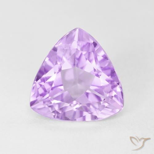 3.02ct Natural Iris Violet Amethyst, Trillion, VVS-VS