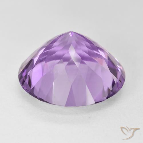 Amethyst Gemstone in 16 mm (calibrated) Size for Sale, Amethyst Stone in Medium Pink Violet Color