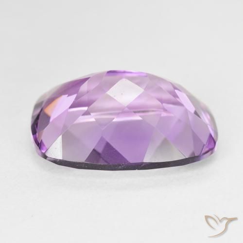Amethyst Gemstone in 18 x 13 mm (calibrated) Size for Sale, Amethyst Stone in Medium Pink Violet Color