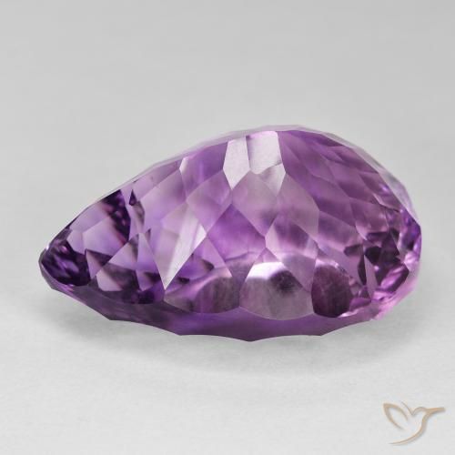 Amethyst Gemstone in 30 x 22 mm (calibrated) Size for Sale, Amethyst Stone in Intense Violet Color