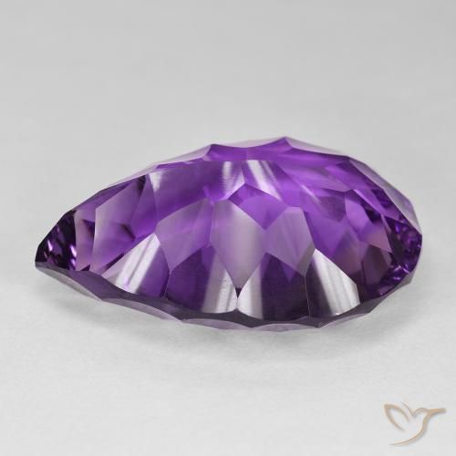 Amethyst Gemstone in 33.1 x 24 mm Size for Sale, Amethyst Stone in Pink Violet Color